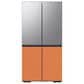Samsung Bespoke Bespoke 4-Door Flex Top Panel in Stainless Steel, , large