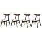 Baxton Studio Britte Side Chair with Beige Cushion in Dark Oak Brown (Set of 4), , large