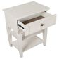 Nicolette Home Willowbrook 1-Drawer Nightstand in Egg Shell White, , large