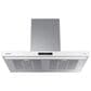 Samsung Bespoke 36" Bespoke Smart Wall Mount Hood with LCD Display in Clean White and Stainless Steel, , large