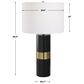Uttermost 27" Table Lamp in Black and Gold, , large