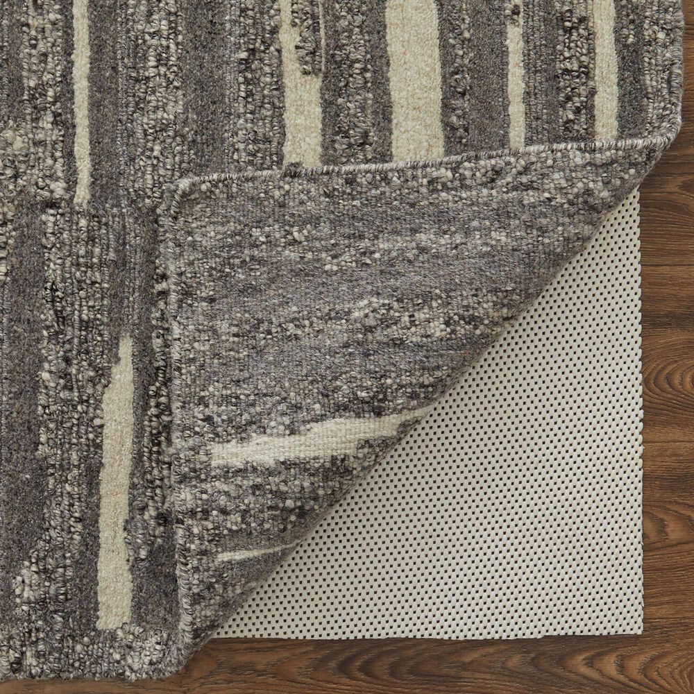 Feizy Navaro 2&#39; x 3&#39; Charcoal and Ivory Area Rug, , large