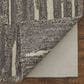 Feizy Navaro 2" x 3" Charcoal and Ivory Area Rug, , large