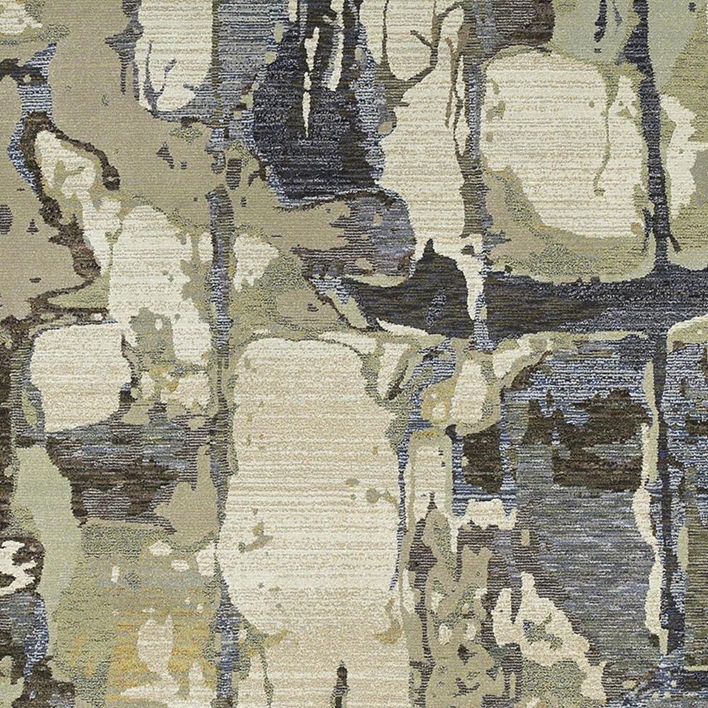 Oriental Weavers Evolution 8027A 5&#39;3&quot; x 7&#39;3&quot; Blue Area Rug, , large