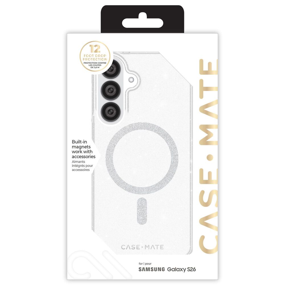 Case-Mate Twinkle Case with Magnet for Samsung Galaxy S26 in Twilight Silver, , large