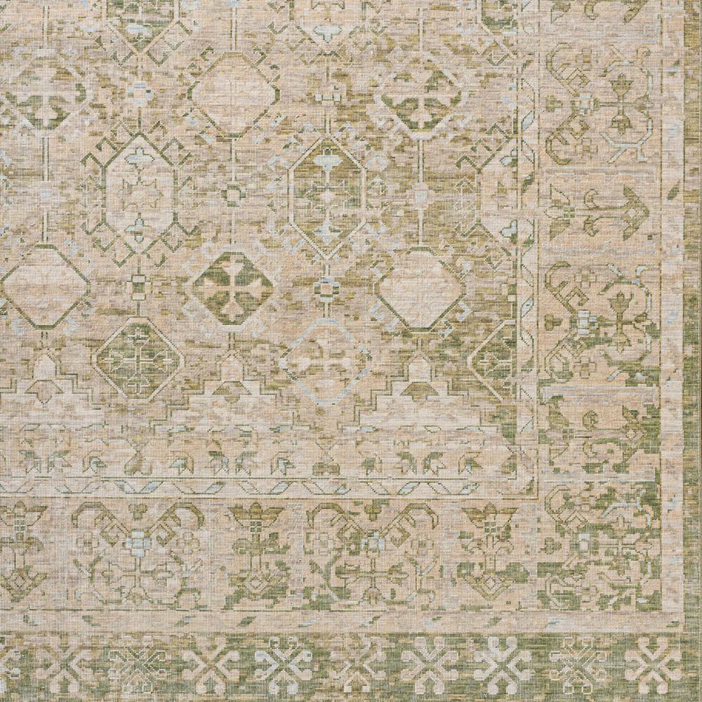 Surya Once Upon a Time Tan, Olive, Light Olive, Light Gray and Pale Blue 8&#39;10&quot; x 11&#39;10&quot; Area Rug, , large