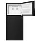 Whirlpool 19 Cu. Ft. Top-Freezer Refrigerator with LED Interior Lighting in Black, , large