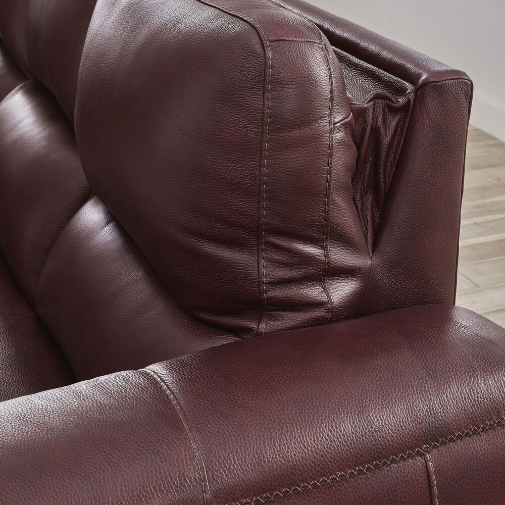 Ashley Alessandro Power Reclining Loveseat with Console in Garnet, , large