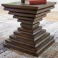 Ashley Hannodream End Table in Warm Brown, , large