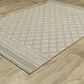 Oriental Weavers Tortuga TR10A 3"3" x 5" Beige and Black Area Rug, , large