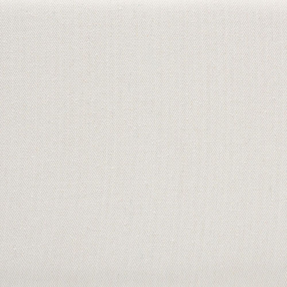 Baxton Studio Sofia Ottoman with Natural Brown Rattan in White, , large