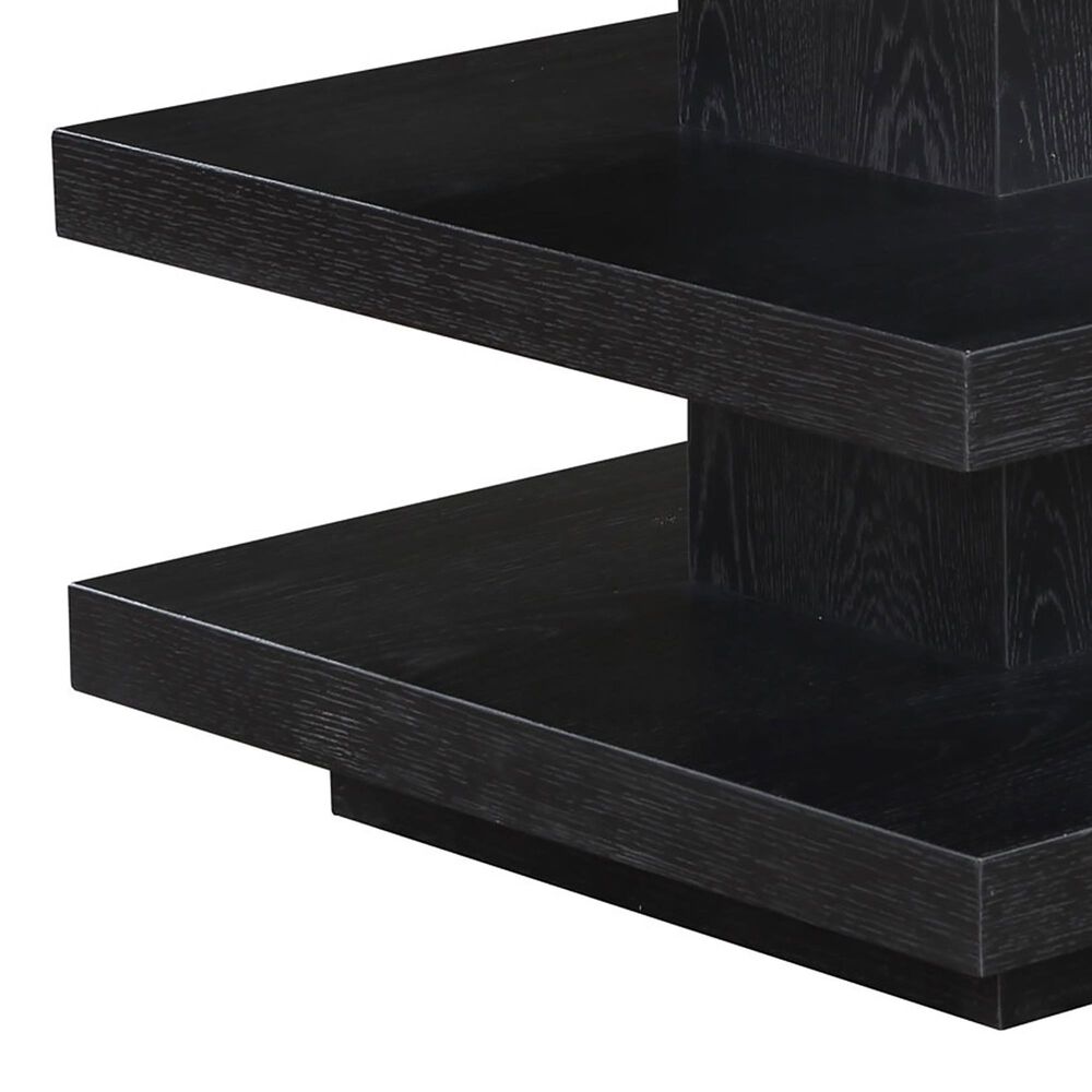 Steve Silver Canyon Square End Table in Black, , large
