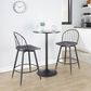 Lumisource Riley 26" Swivel Counter Stool in Black (Set of 2), , large