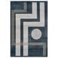 Momeni Edition 5"2" x 7"7" Blue Area Rug, , large
