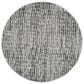 Safavieh Adirondack ADR117A 4" Round Black and Silver Area Rug, , large
