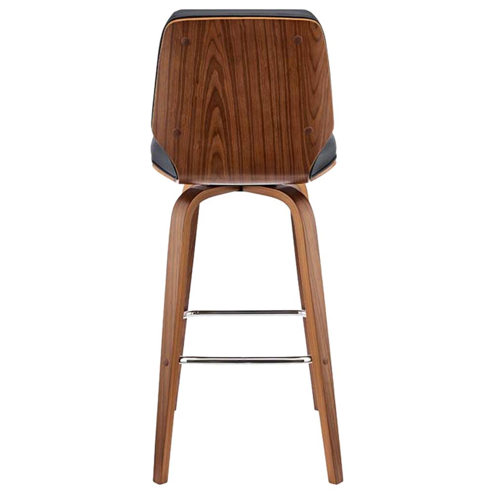 Blue River Renee 31&quot; Swivel Barstool with Gray Cushion in Walnut, , large