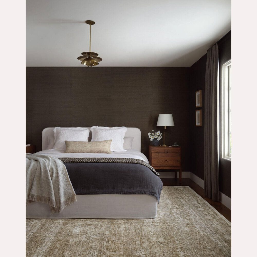 Amber Lewis x Loloi Honora Khaki and Beige 9&#39;6&quot; x 13&#39; Area Rug, , large