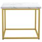 Golden Wave Furniture Driscoll End Table in Gray, White and Gold, , large