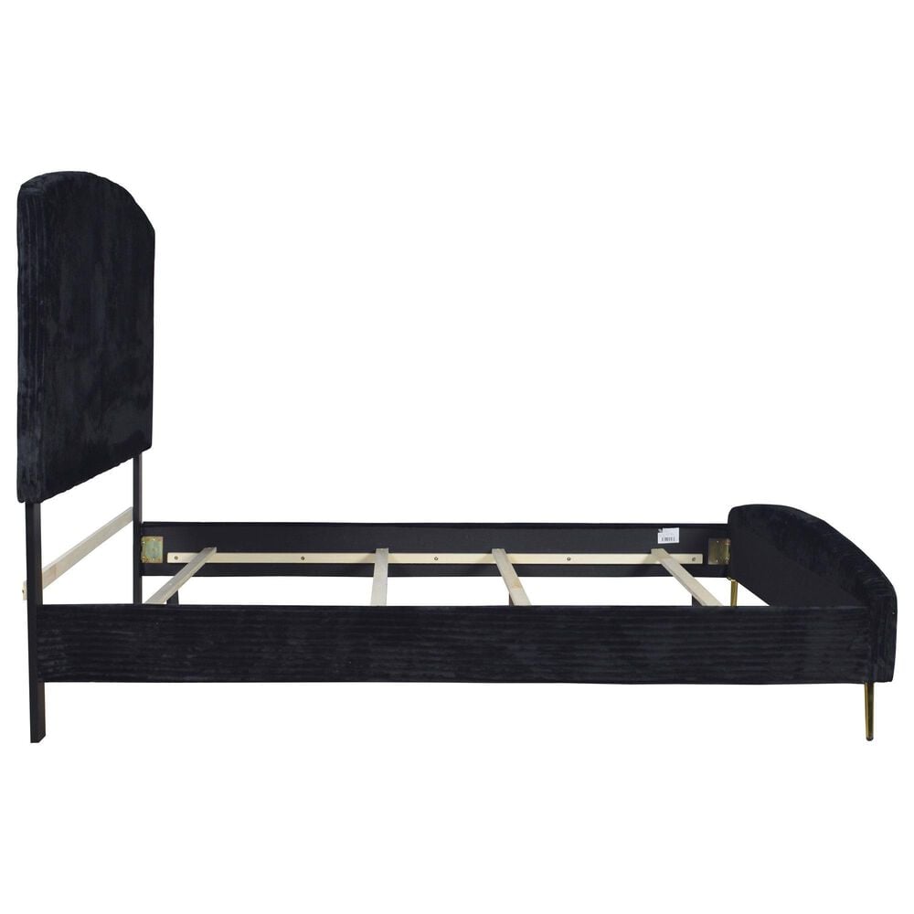 New Heritage Design Kailani 5-Piece King Bedroom Set in Black, , large