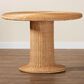 Baxton Studio Farrow Dining Table in Light Honey - Table Only, , large