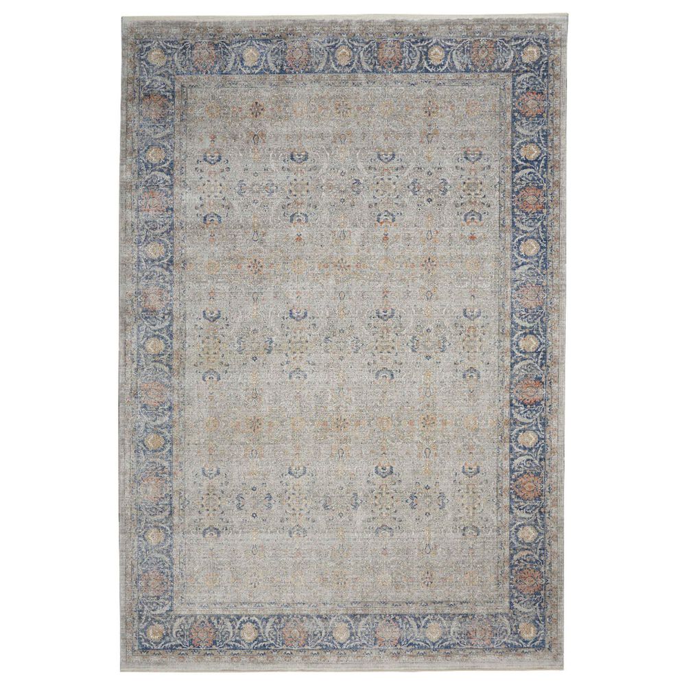 Nourison Starry Nights STN08 5" x 7" Gray Area Rug, , large