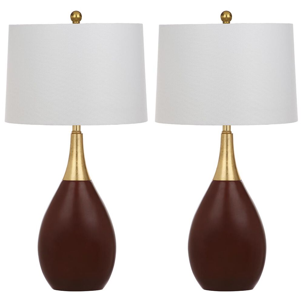 Safavieh Medallion 27.5" Table Lamp in Gold (Set of 2), , large