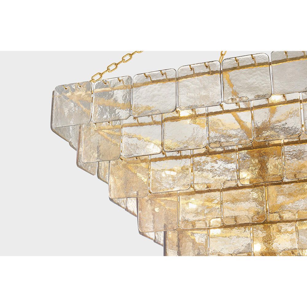 Corbett Lighting Regal 29-Light Chandelier in Vintage Gold Leaf, , large