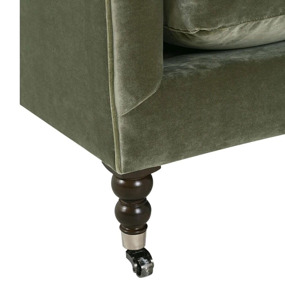 Rowe Furniture Madeline 90&quot; Stationary Sofa in Sage Velvet, , large