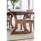 Furniture of America Mcinnis Dining Table in Rustic Pine, , large