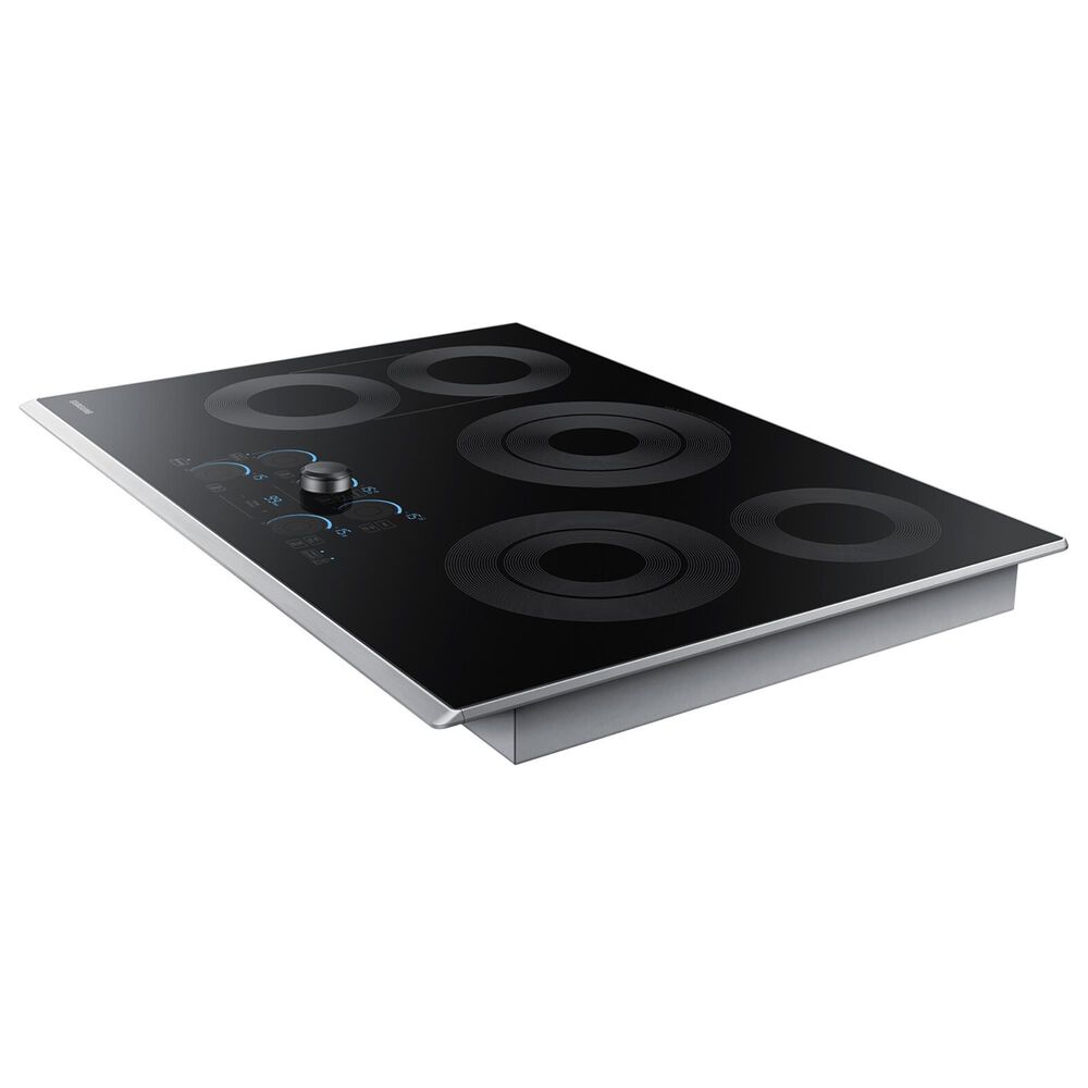 Samsung 2-Piece Kitchen Package with 30&quot; Double Wall Oven and 30&quot; Smart Electric Cooktop in Stainless Steel, , large