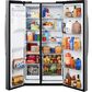 GE Appliances 24 Cu. Ft. Counter-Depth Side-By-Side Refrigerator with Extra Tall Dispenser and Energy Star in Fingerprint Resistant Stainless Steel, , large