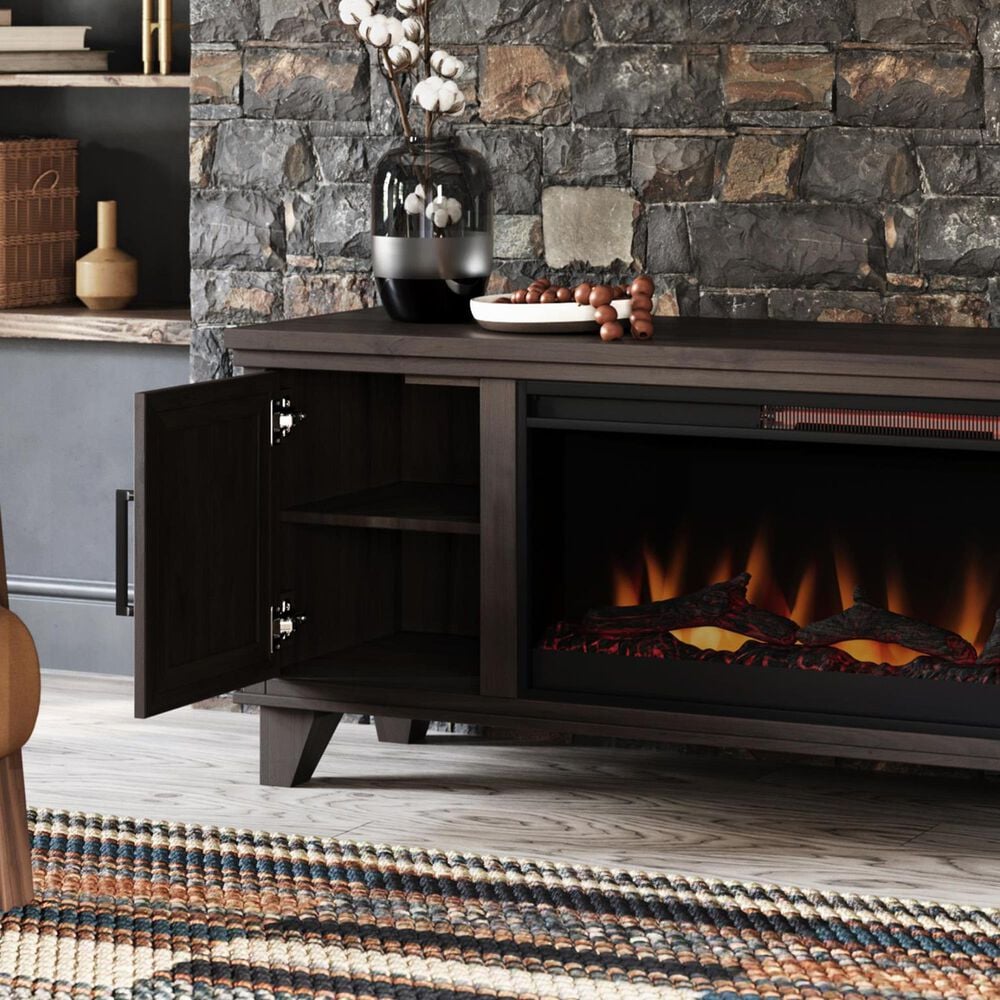 Legends Home Sonoma 78" Fireplace Console in Java, , large