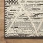 Loloi II Fabian FAB-03 2"7" x 7"6" Charcoal and Ivory Runner, , large