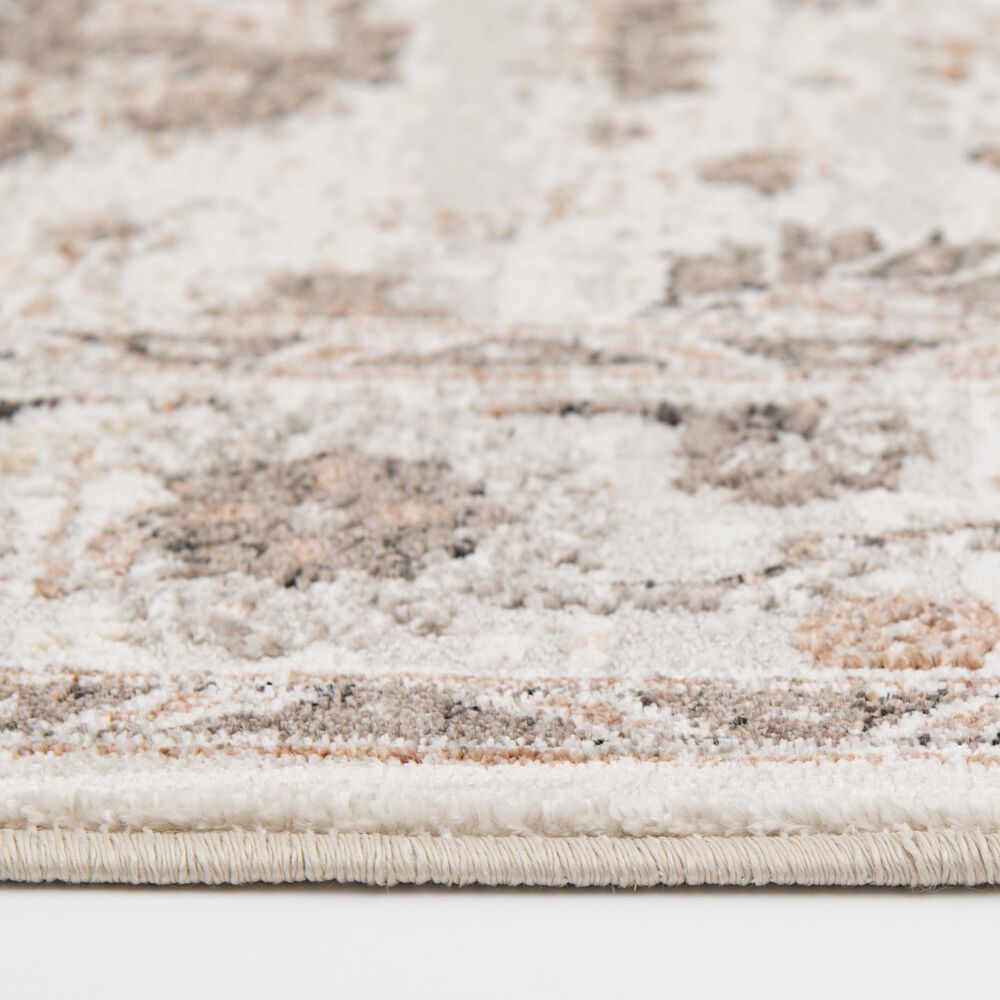 Central Oriental Heirloom Brigitta Cinnabar and Blush 5&#39;3&quot; x 7&#39;7&quot; Area Rug, , large