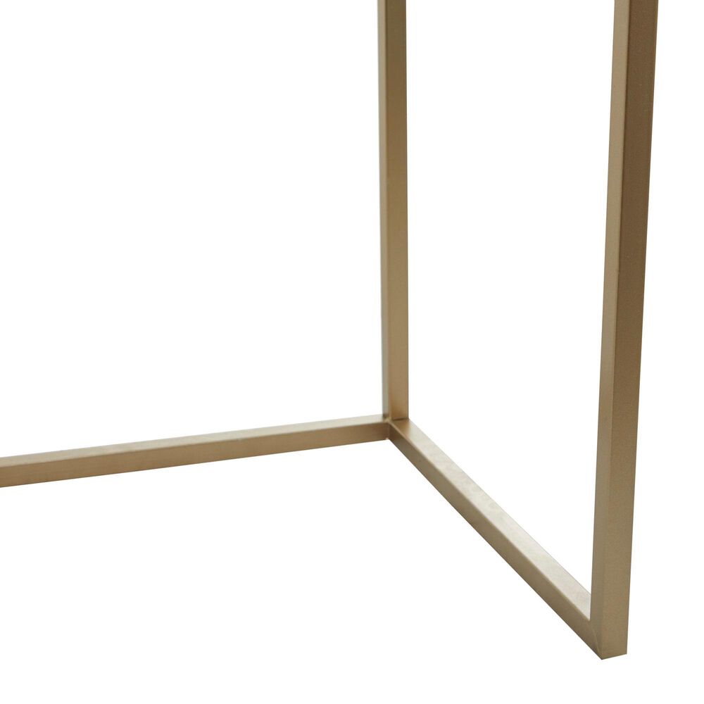 Maple and Jade Vanity Stool and Hidden Mirror in Light Gray and Gold, , large