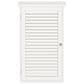Timberlake Lavish Home Bathroom Storage Cabinet in White/Silver, , large