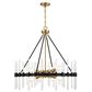 Savoy House Santiago 8 Light Pendant in Matte Black, , large