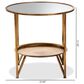 Baxton Studio Tamsin Accent Table in Antique Gold, , large