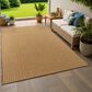 Oriental Weavers Karavia 550X Brown 7"10" x 10"10" Area Rug, , large
