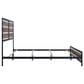 New Heritage Design Elk River King Panel Bed in Rustic Brown and Black, , large