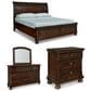 Millenium Porter 4-Piece California King Storage Bedroom Set in Rustic Brown, , large