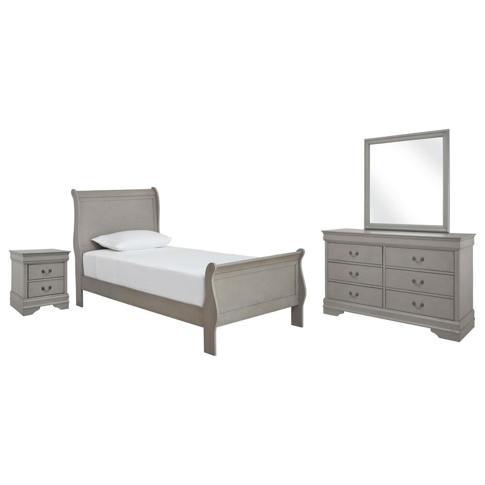 Signature Design by Ashley Kordasky 4 Piece Twin Bedroom Set in Gray, , large