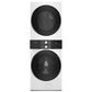 Whirlpool 4.5 Cu. Ft. Smart Front Load Washer and 7.4 Cu. Ft. Electric Dryer Stack Laundry in White, , large