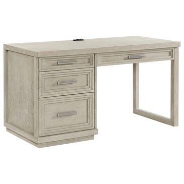 Shannon Hills Cascade 56" Single Pedestal Desk in Sandy Tan, , large