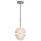 Golden Lighting Glacier 2-Light Pendant in Polished Nickel, , large