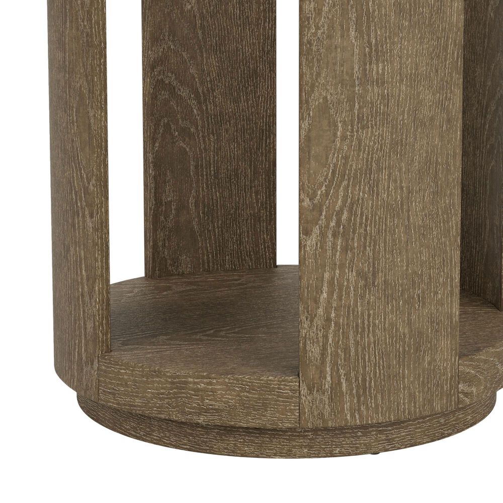 Riverside Furniture Enzo Chairside Table in Nutmeg, , large