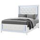Global Furniture USA Alina Queen Panel Bed with LED in White, , large