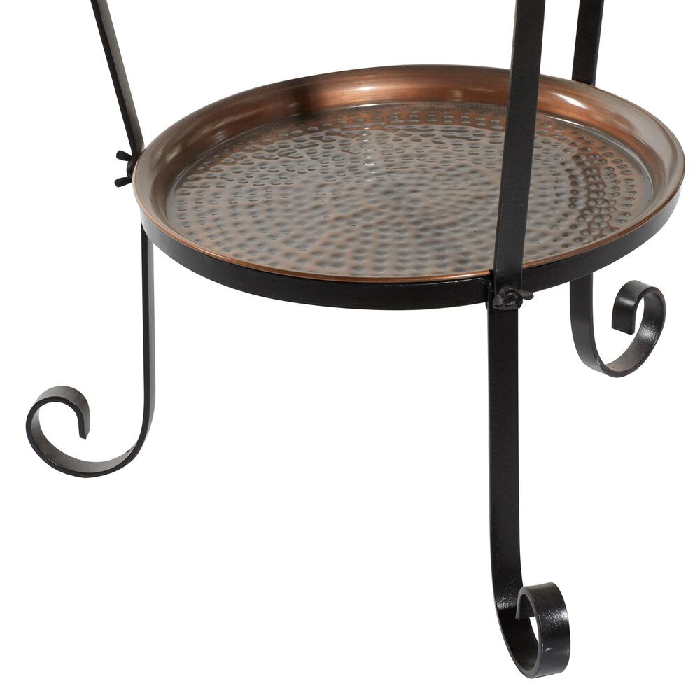 Maple and Jade Rustic Wine Holder in Copper, , large