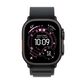 Apple Watch Ultra 3 (GPS+Cellular) 49mm Black Titanium Case with Black Alpine Loop - Medium - Black - (2025)(Pre-Order), , large