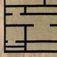 ROW by Oriental Weavers Quinn Geometric Beige and Black 7"10" x 10" Area Rug, , large
